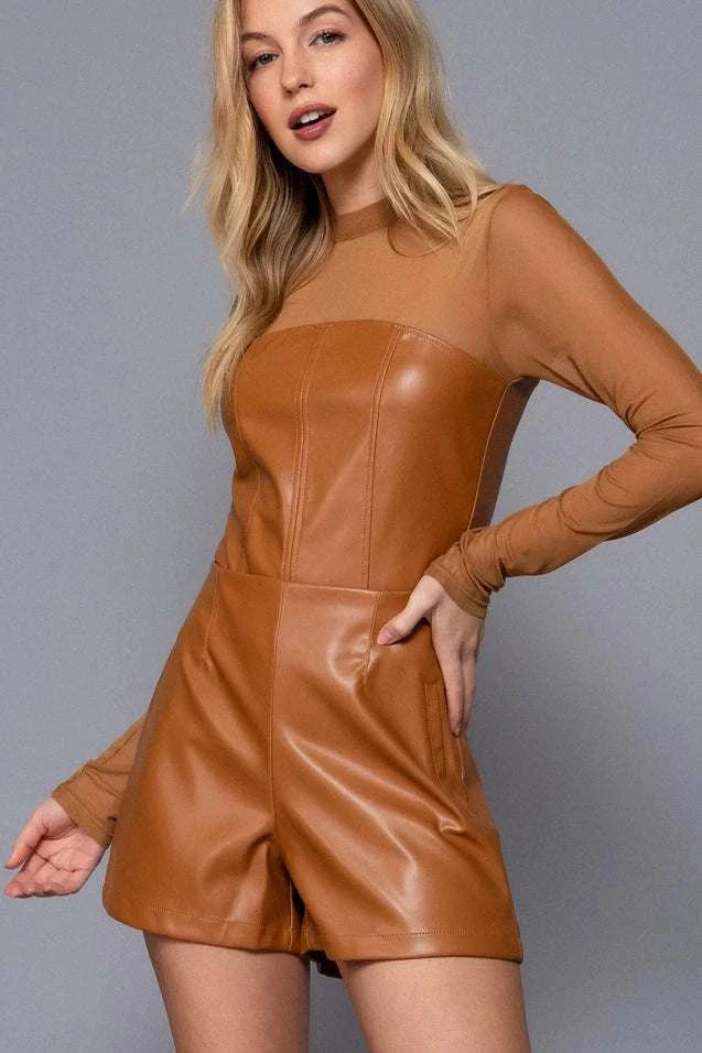 Colby Faux Leather Shorts