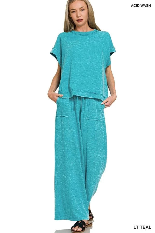 Anne Short Sleeve and Pant Set