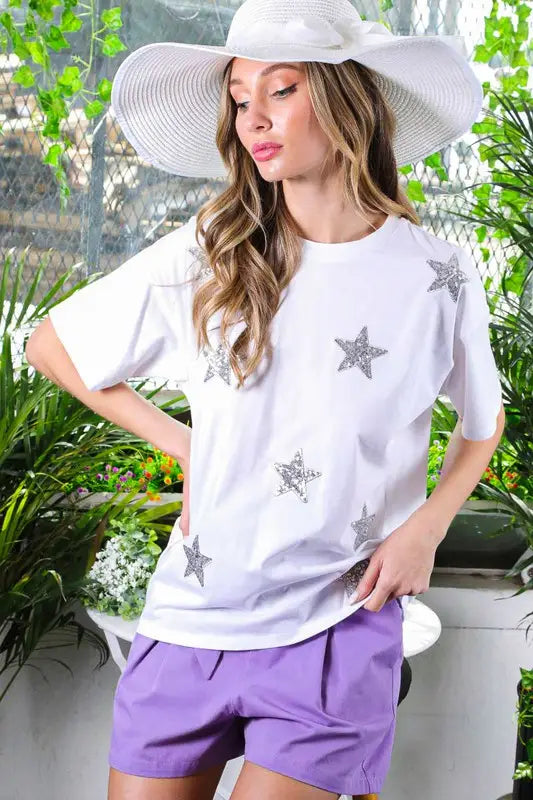Star Sequin Top