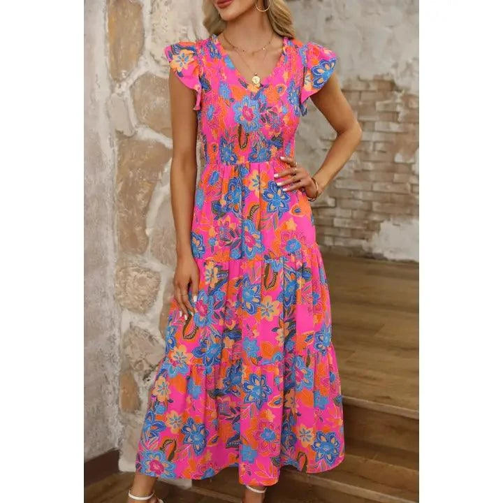 Fiesta Floral Dress