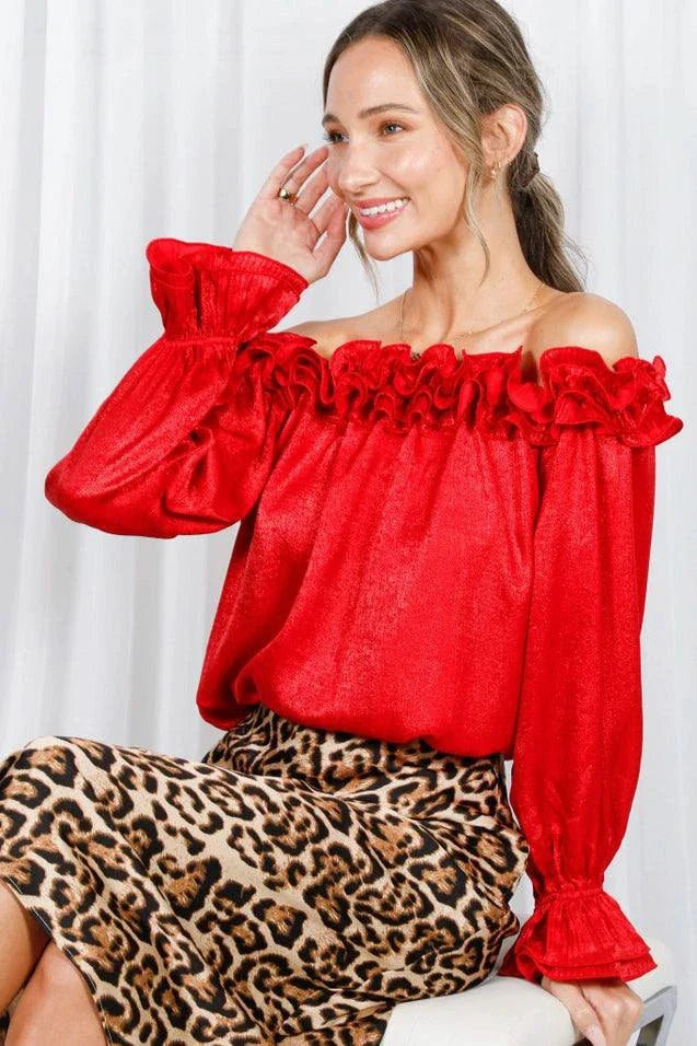 Ruffle Holiday Shirt