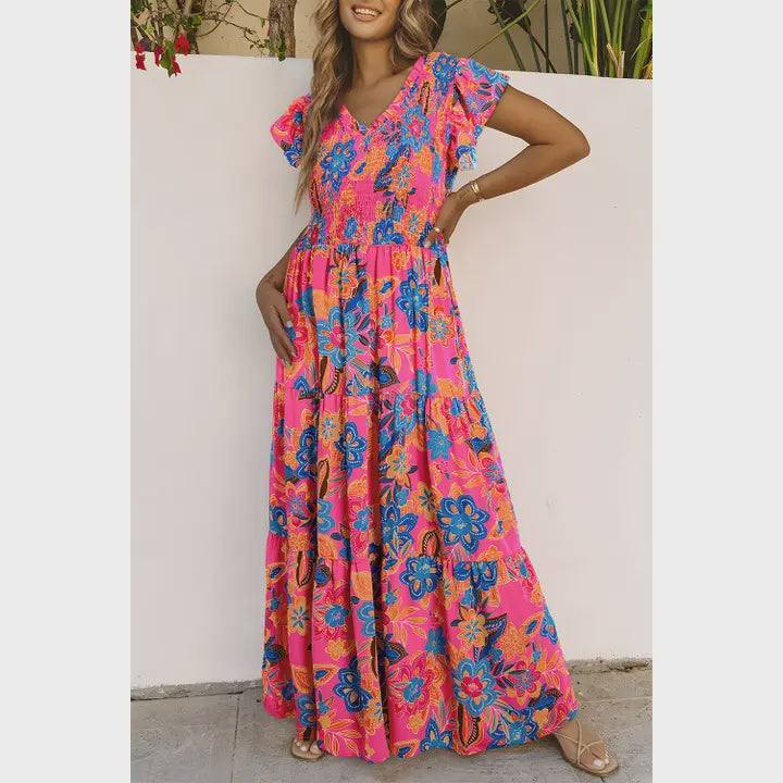 Fiesta Floral Dress