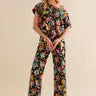 Barb Sequin Boot Cut Pants