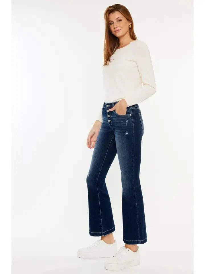 Pretty Petite Button Fly Jean