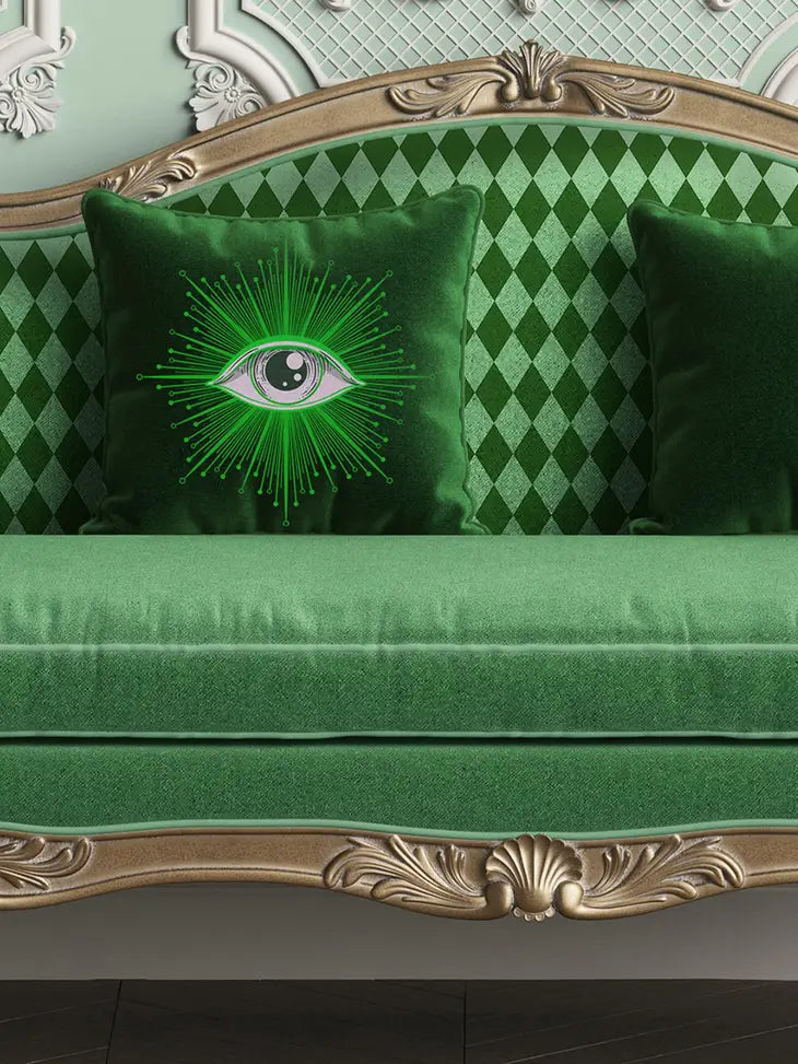 Eye Velvet Pillow