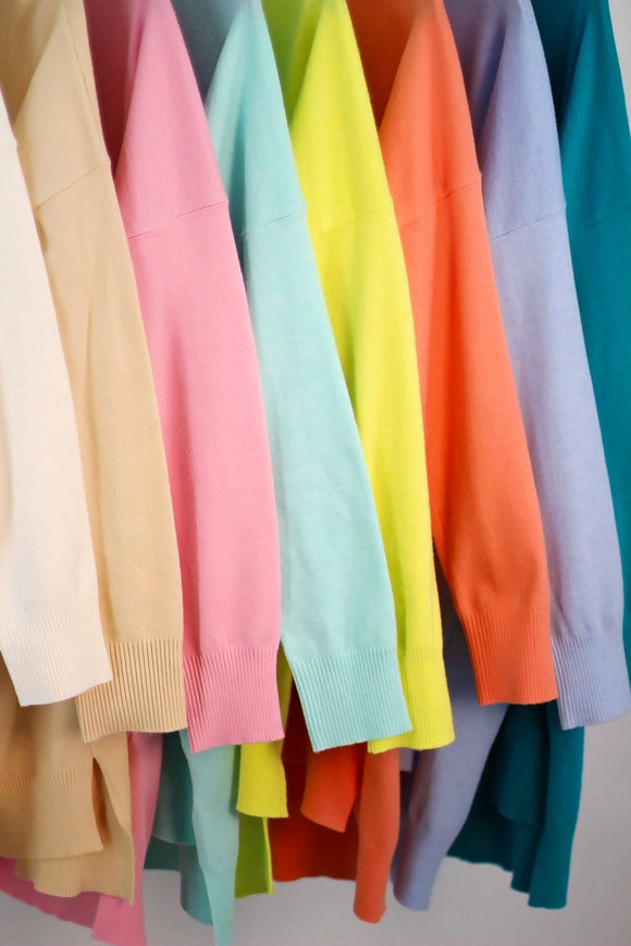V-Neck Pullover Sweater