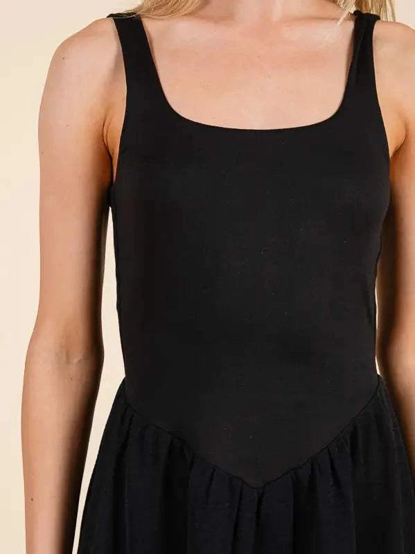 Bethany Backless Tie Mini Dress