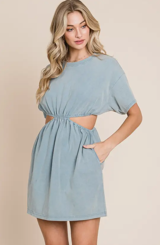Cutout T-Shirt Dress