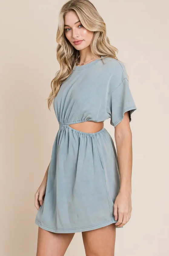 Cutout T-Shirt Dress