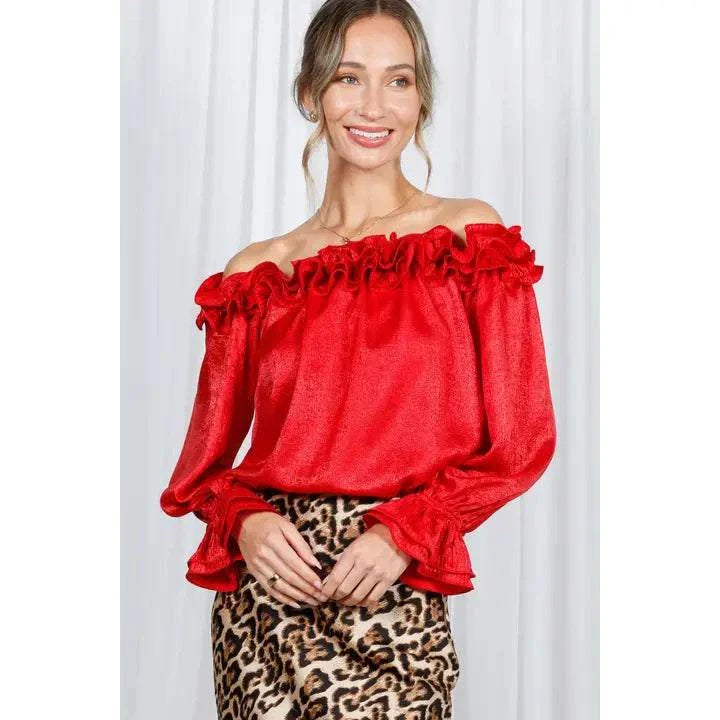 Ruffle Holiday Shirt