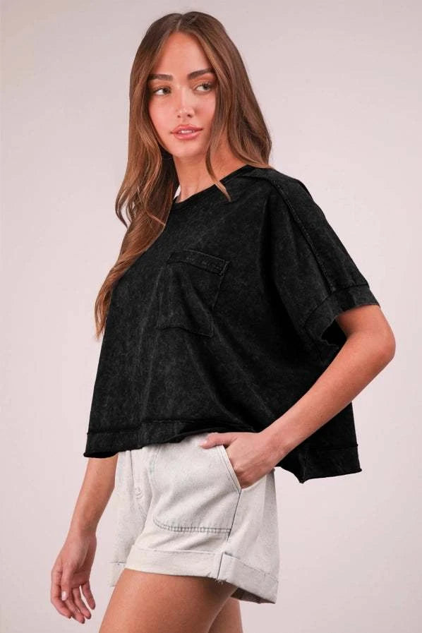 Layla Oversized Crop Top