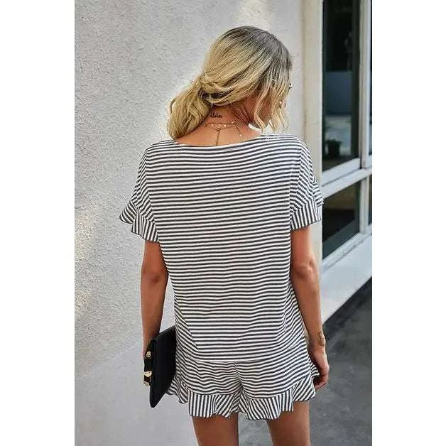 Priscilla Striped Set