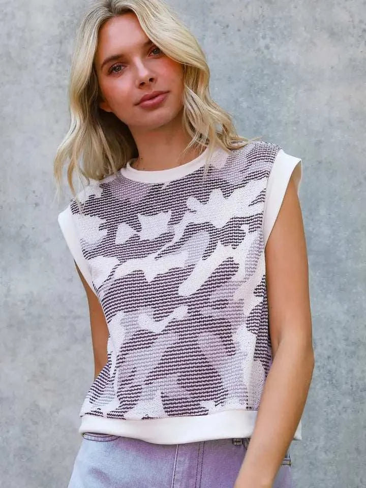 Kyle Camouflage Top