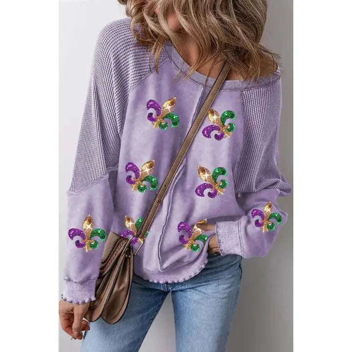 Mardi Gras Waffle Shirt