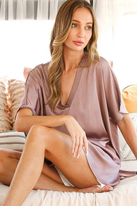 Olivia Satin Top