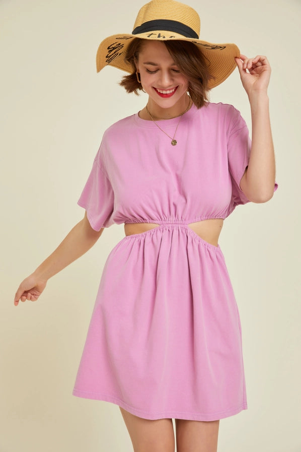 Cutout T-Shirt Dress