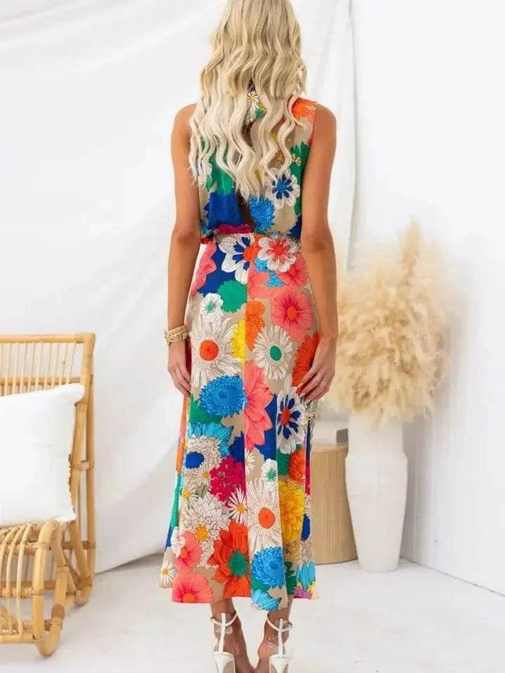 Eve Halter Neck Maxi dress