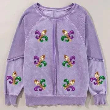 Mardi Gras Waffle Shirt