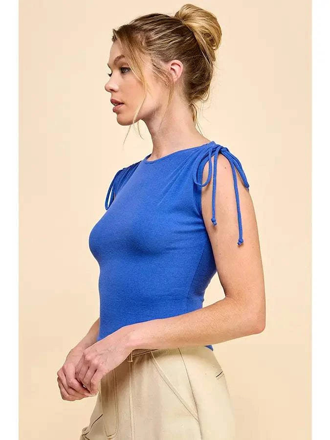 Sierra Ruched Shoulder Top