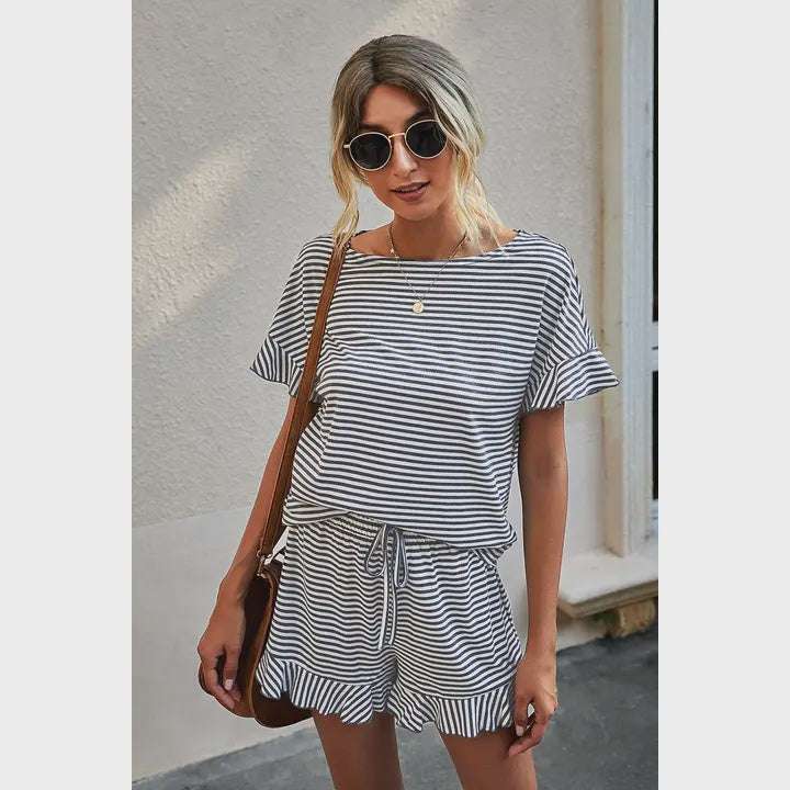 Priscilla Striped Set