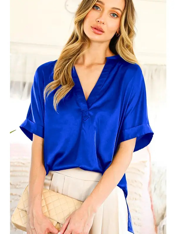 Samantha Satin Top