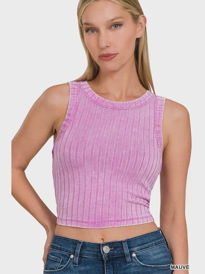 Mikayla Cropped Tank Top