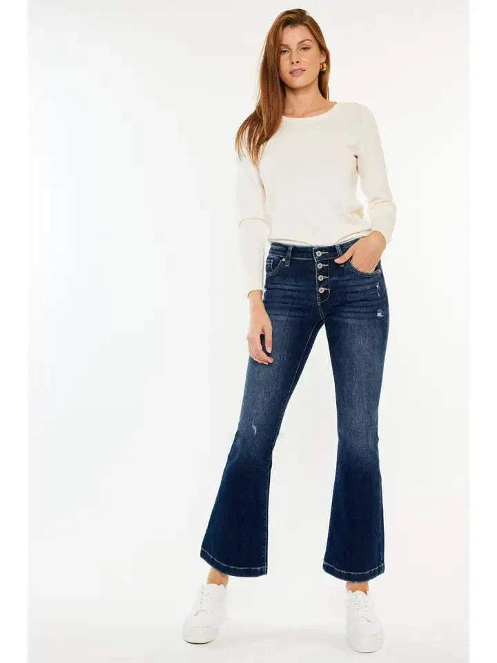 Pretty Petite Button Fly Jean