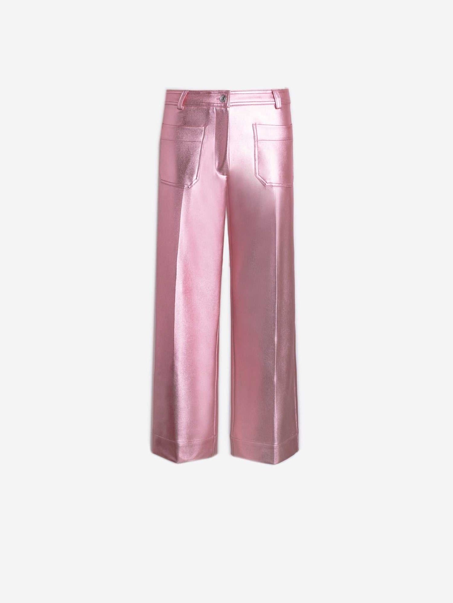 Cotton Candy Metallic Pink Pants