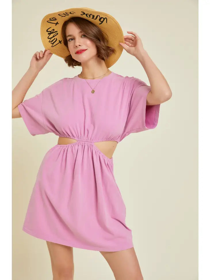 Cutout T-Shirt Dress