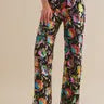Barb Sequin Boot Cut Pants