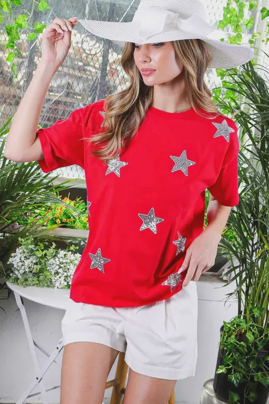 Star Sequin Top