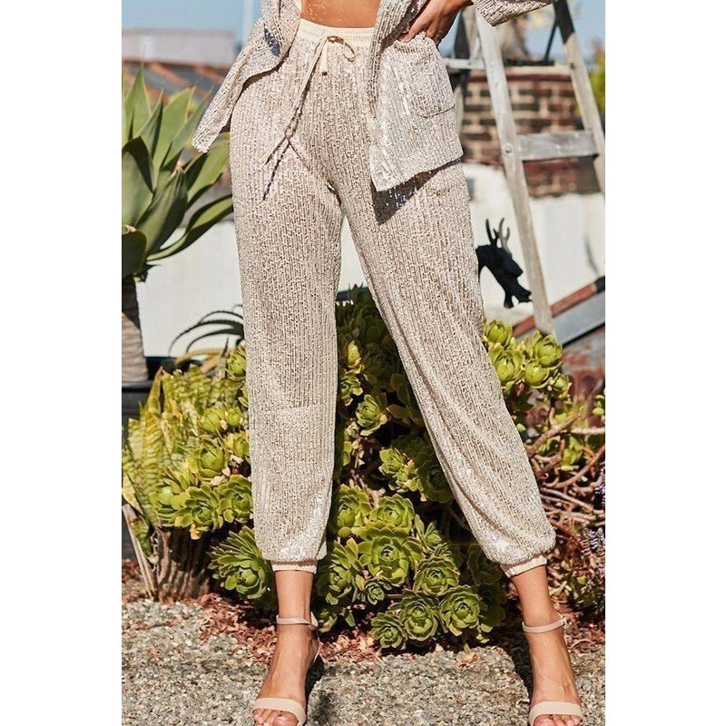 Stephanie Sequin Jogger Pant