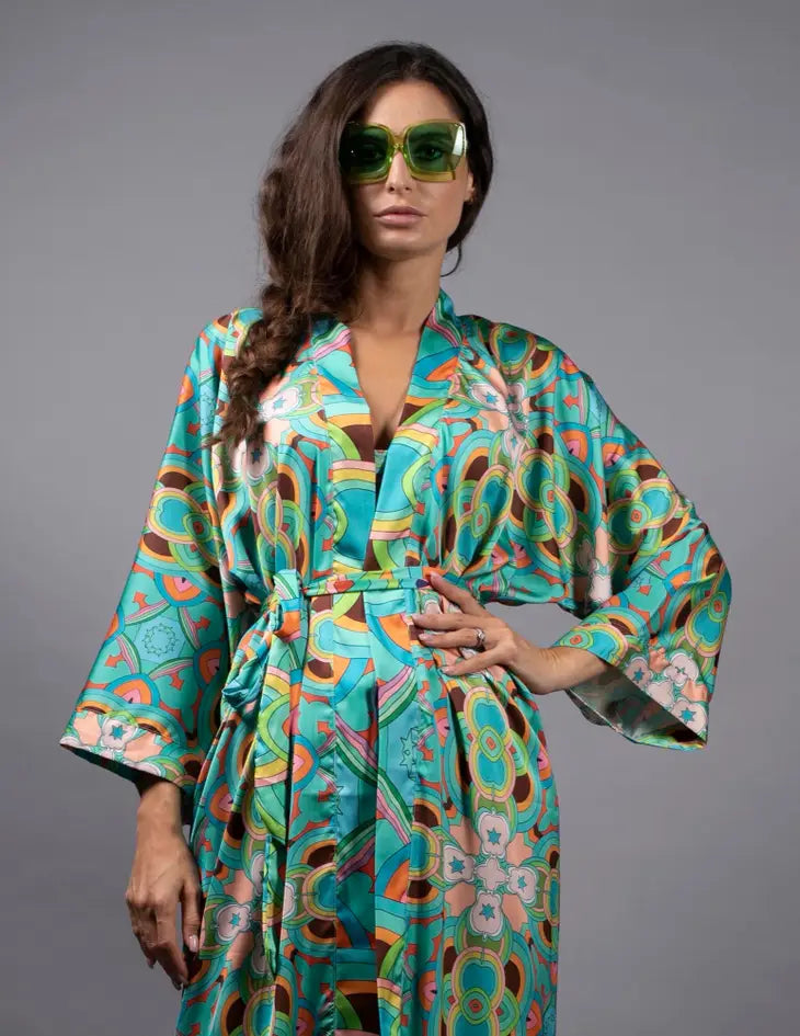 Psychedelic Stars Kimono