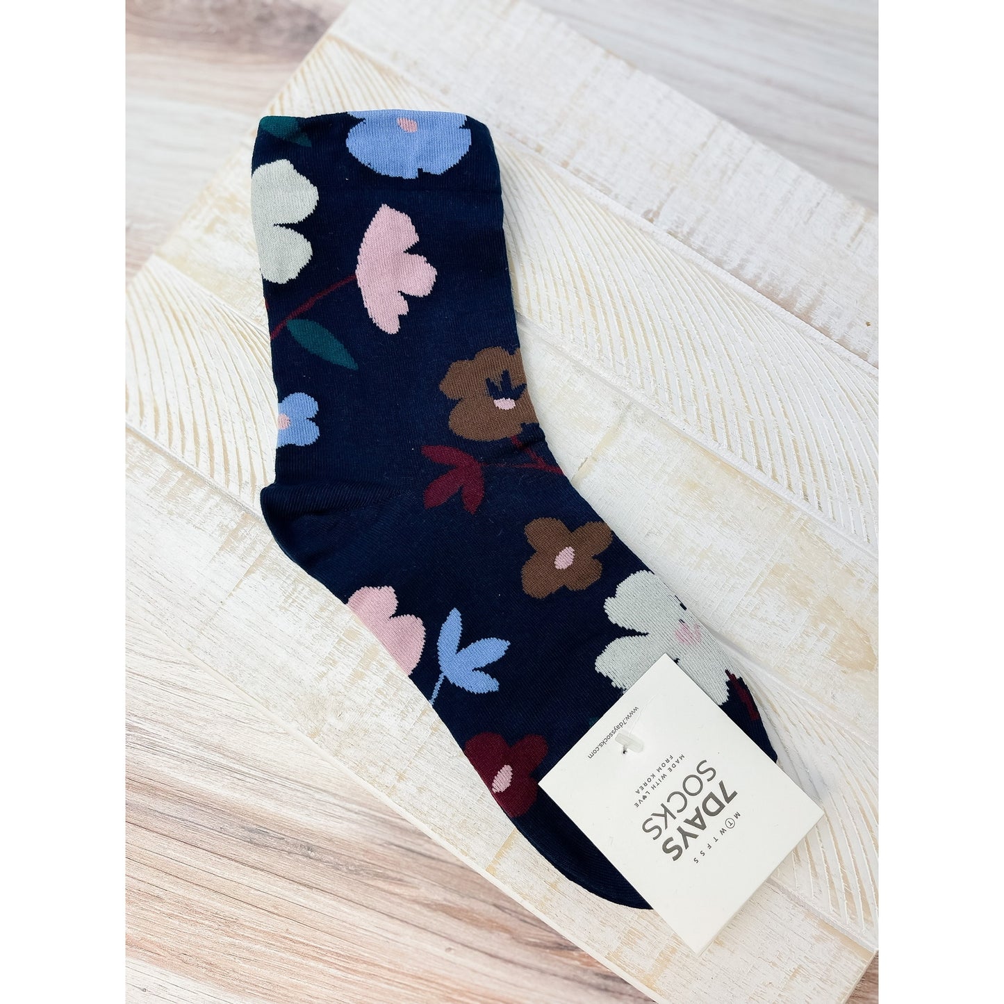 Printed Crew Socks