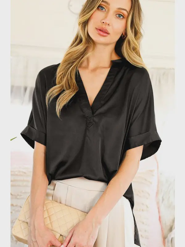 Samantha Satin Top