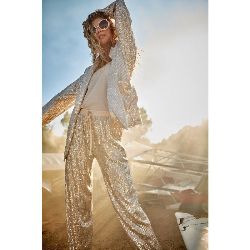 Stephanie Sequin Jogger Pant