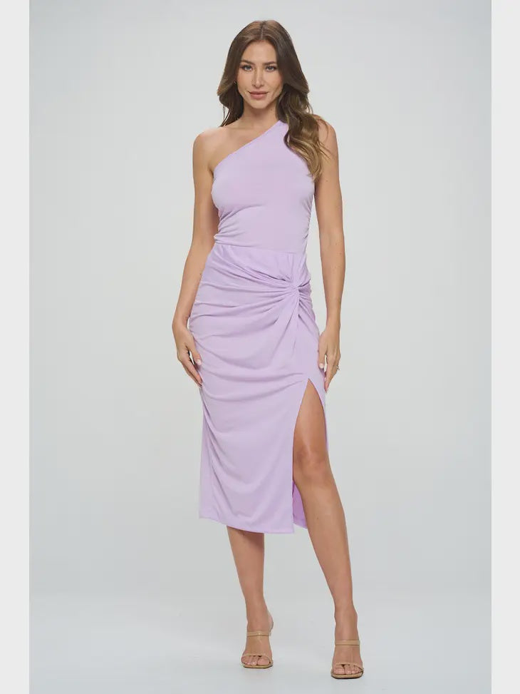 Maci Midi Front Knot Skirt