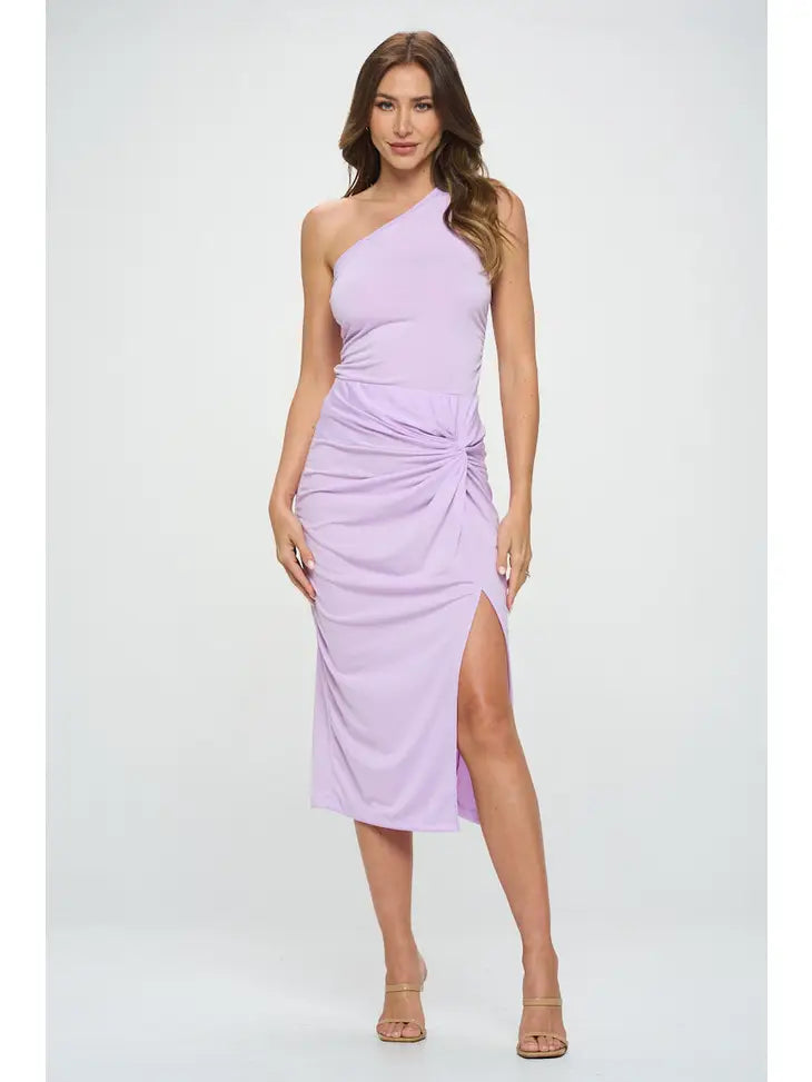 Raquel Ruched One Shoulder Top