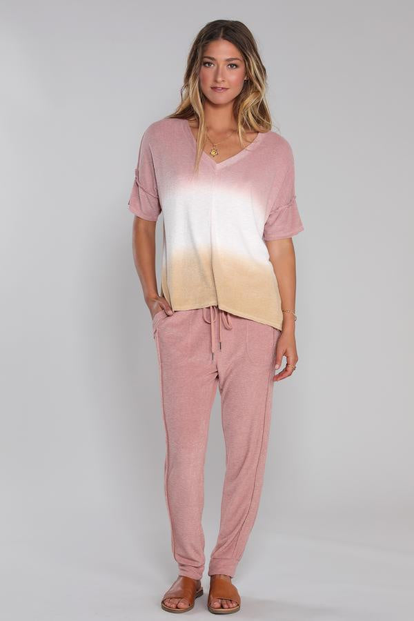 Seamed Raw Edge Sweatpant