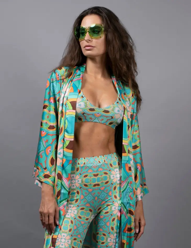 Psychedelic Stars Kimono