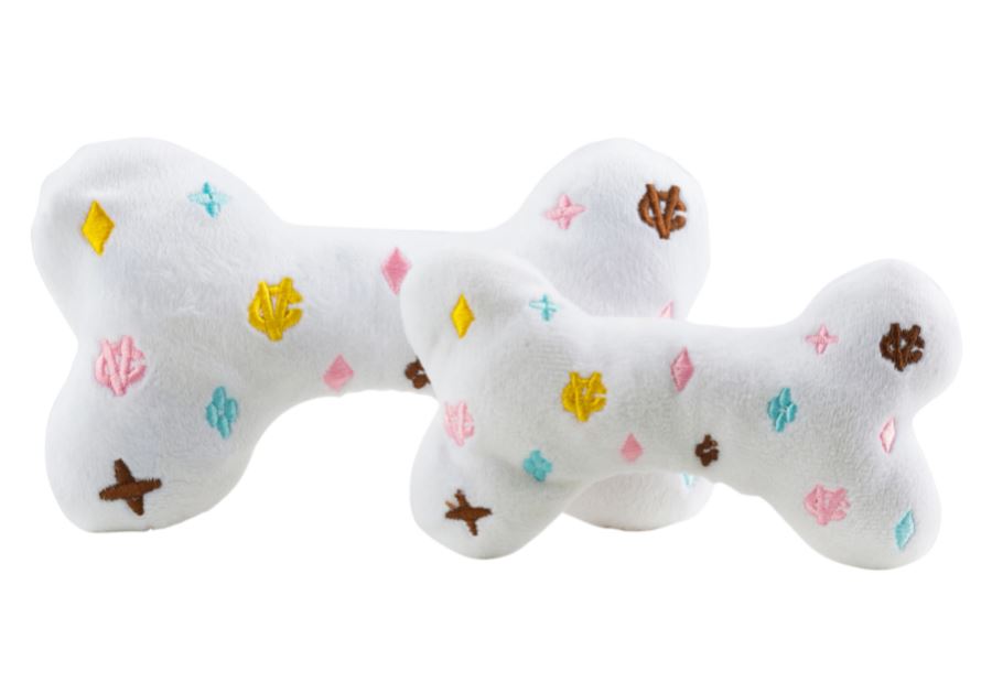 White Chewy Vuiton Bones