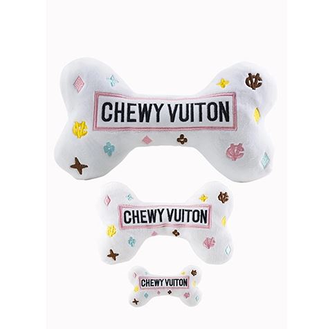 White Chewy Vuiton Bones