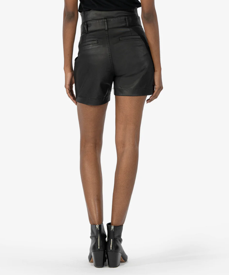 Sariah high waist belt shorts