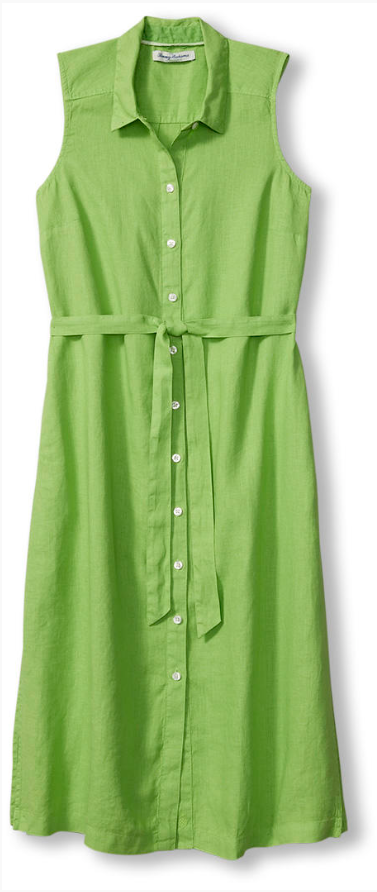 Two Palms Linen Shirt Dress