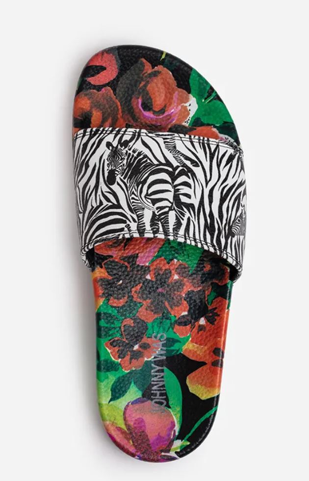 Zebra Pool Slide