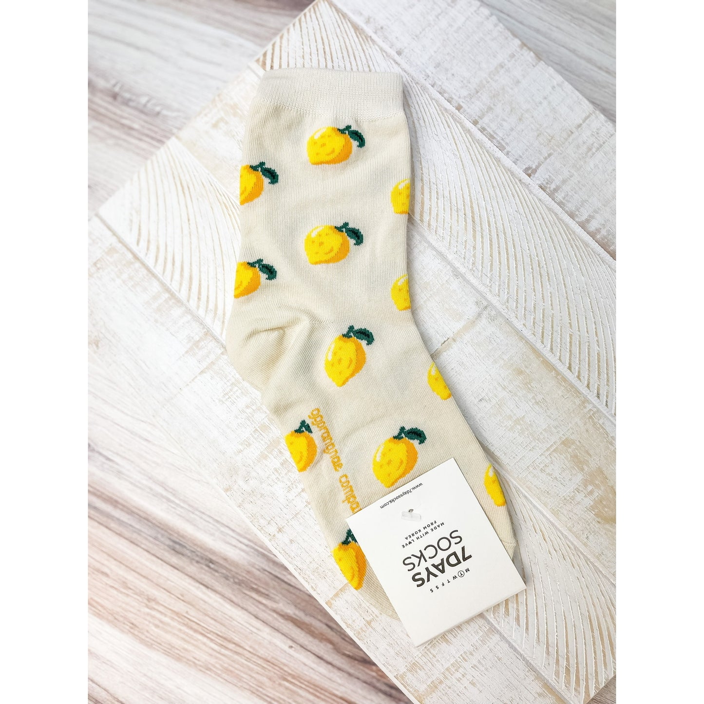 Printed Crew Socks