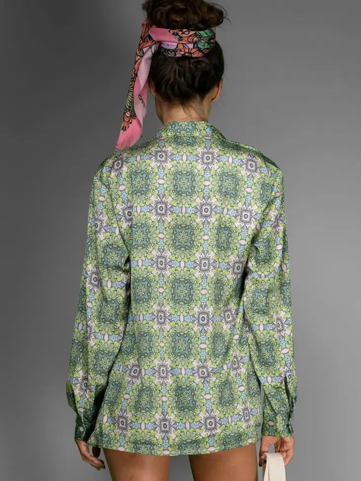 Sid Floral Satin Shirt
