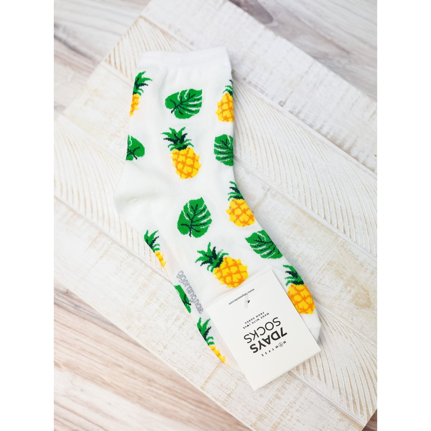 Printed Crew Socks