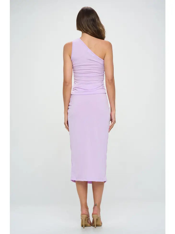 Raquel Ruched One Shoulder Top