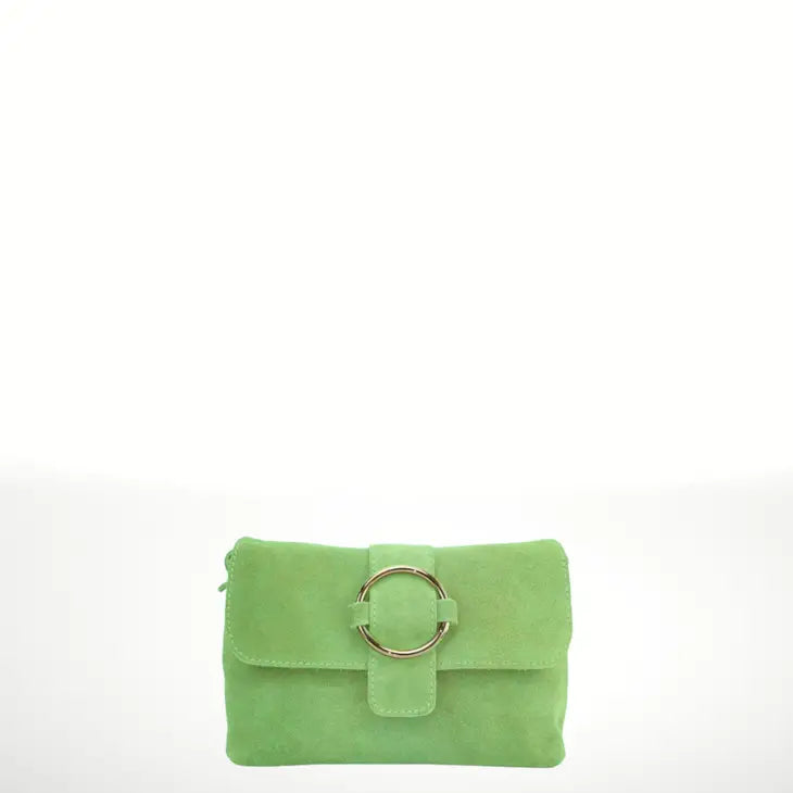 Melissa Suede Leather Shoulder Bag